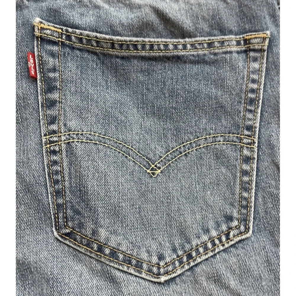 Levi's 505 Denim Jeans Men's 36x29 Regular Fit Straight Leg Med Wash Relaxed 3